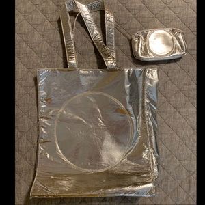 MAC COSMETICS Glitter & Ice Tote and Makeup Bag